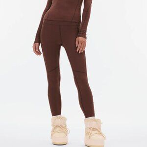 Halfdays Hallie Merino Legging in Spiked Cocoa
